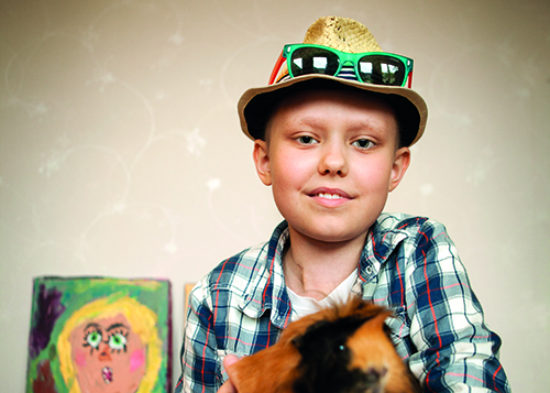 Små hjältar: “När jag blev sjuk tänkte jag, åh nej, jag kommer att tappa håret”